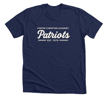 Patriot Spirit Shirt, a Solid Navy Blend Premium Unisex Tee