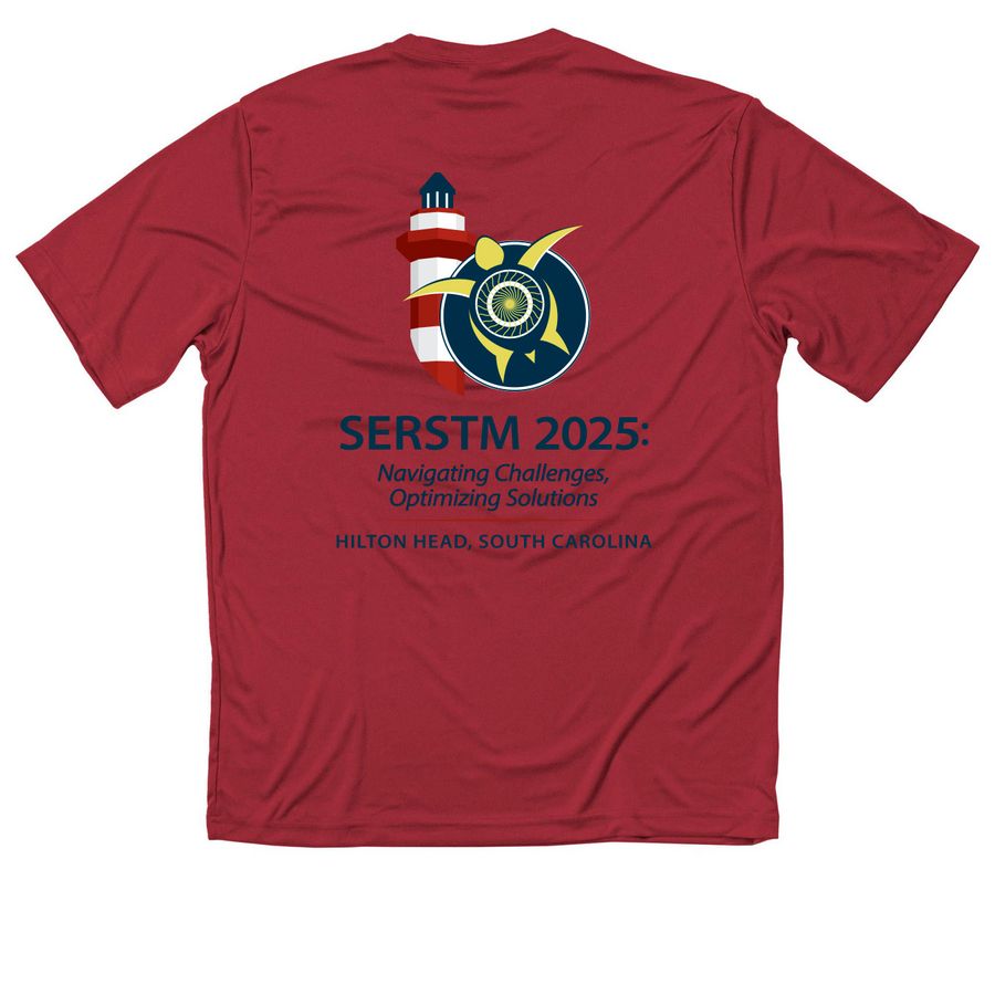 2025 SERSTM Activewear, a True Red Classic Performance Tee (back-view)
