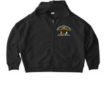 Every. Cheetah. Counts., a Black Stanley/Stella Women?s Stella Ida Zip Up Pullover Hoodie (back-view)
