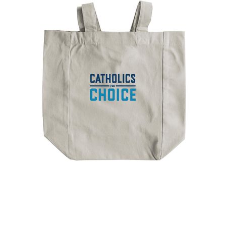 This is a Gay the Lord has made: Tote, a Natural Recycled Cotton Tote Bag (back-view)