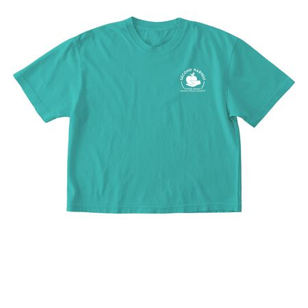 I'm a Little Chili, a Chalky Mint Comfort Colors Boxy Tee (back-view)