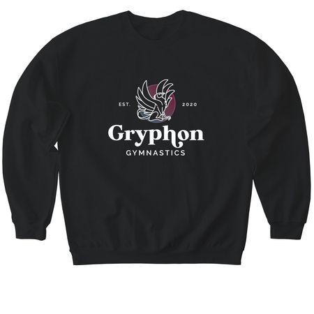 OG logo, a Black Softstyle Crewneck Sweatshirt