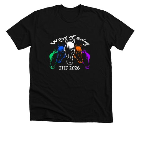 EHC 2026 Ways of Being Dark Shirts, a Solid Black Blend Premium Unisex Tee