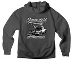Sommerfeld Transport Merch, a Asphalt Premium Heavyweight Pullover Hoodie (back-view)