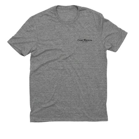 Camp Waialua, a Aluminum Grey Allmade Eco Triblend Unisex Tee