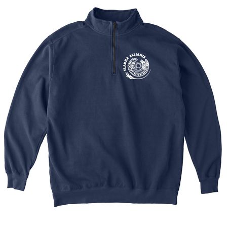 Elakha Alliance Quarter-Zip Pullover, a True Navy Comfort Colors Quarter Zip Pullover