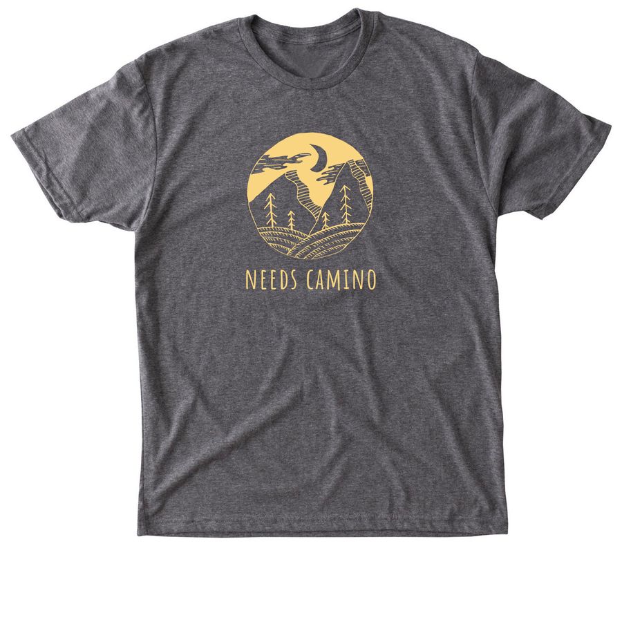 Needs Camino, a Premium Heather Triblend Unisex Tee