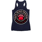 Respect the Ink, a Navy Women's Racerback (back-view)