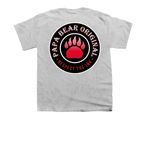 Respect the Ink, a Sport Grey Youth Unisex Tee (back-view)