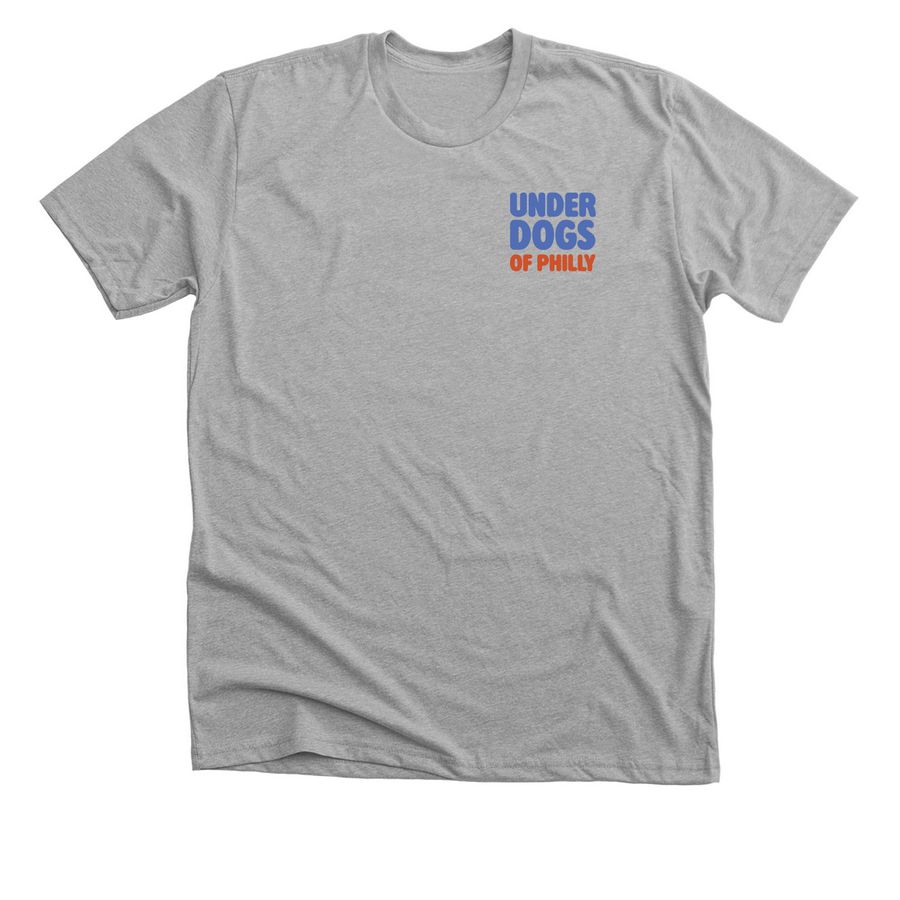 Underdogs Of Philly, a Athletic Heather Premium Unisex Tee