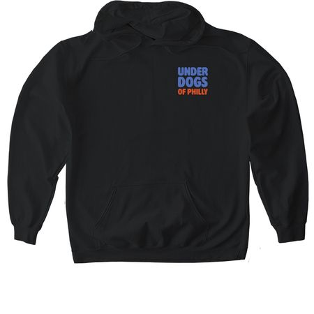 Underdogs Of Philly, a Black Gildan Softstyle Pullover Hoodie