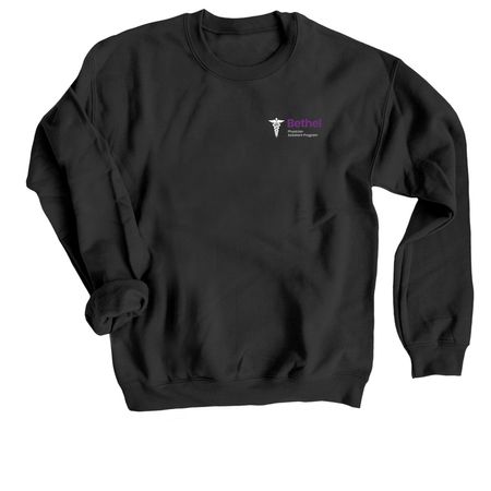 Little Logo (#3), a Black Crewneck Sweatshirt
