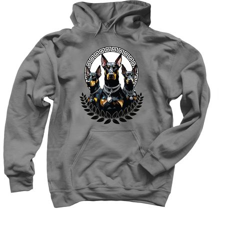 Dobe Squad, a Charcoal Pullover Hoodie