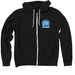 2024 Sled Dog Holiday Hoodie, a Black Zip Up Hoodie