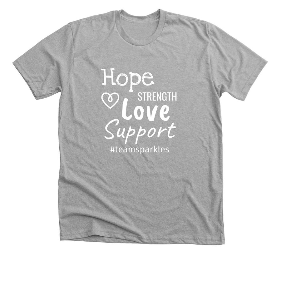Help support Sue on her healing journey&nbsp;, a Athletic Heather Premium Unisex Tee