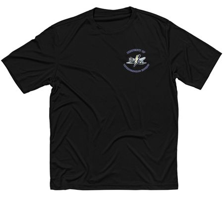Property of Thunderbolts Logo activewear, a Black Classic Performance Tee