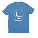 A Discovery of Yoga:&nbsp; HUMAN, a Azure Blue Allmade Eco Triblend Unisex Tee
