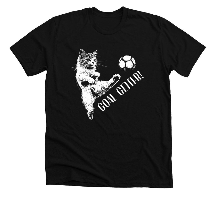 Goal Getter, a Solid Black Blend Premium Unisex Tee
