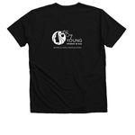 Young Women In Bio Gear, a Solid Black Blend Premium V-Neck Tee (back-view)