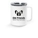 Old Friends Logo Travel Mug, a White Stainless Steel Travel Mug
