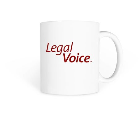 Legal Voice Mugs, a White Coffee Mug