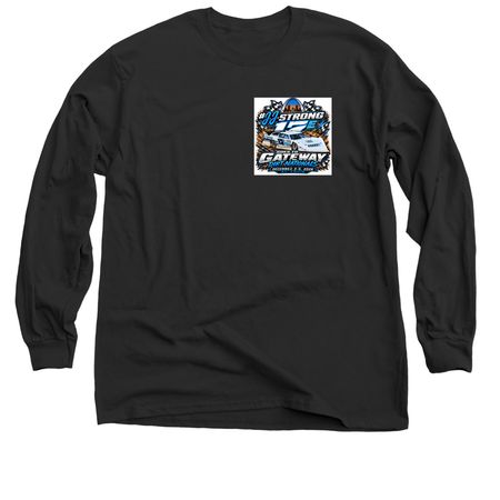 In memory of justin, a Black Classic Long Sleeve Tee