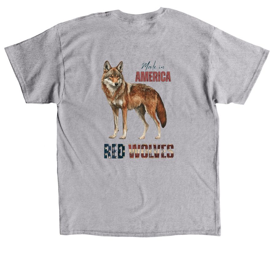 Red Wolves: Made in America 2026, a Sport Grey Classic Unisex Tee