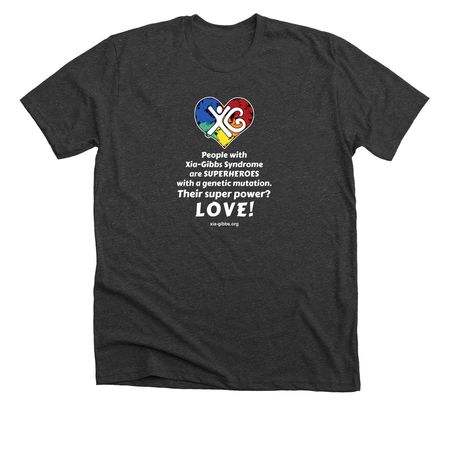 XGS Superhero Shirt 2.0!, a Dark Grey Heather Premium Unisex Tee