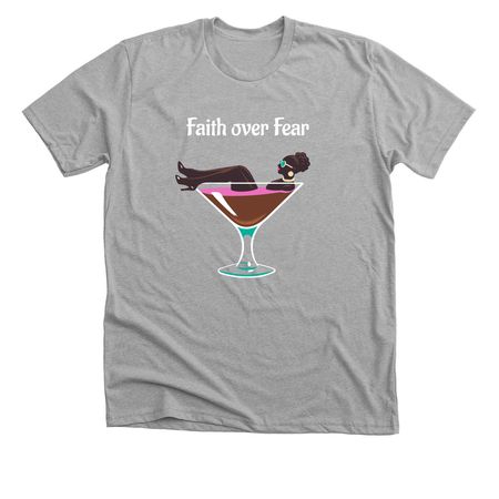 Faith is Key, a Athletic Heather Premium Unisex Tee