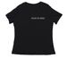 Women?s Muscle Tank, a Black Women's Relaxed V-Neck Tee