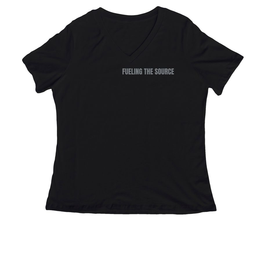 Women?s Muscle Tank, a Black Women's Relaxed V-Neck Tee