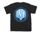 Ajs fall/winter&nbsp;, a Black Youth Unisex Tee (back-view)