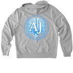 Ajs fall/winter&nbsp;, a Granite Grey Heather Allmade Organic French Terry Zip Up Hoodie (back-view)