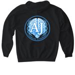 Ajs fall/winter&nbsp;, a Black Gildan Softstyle Pullover Hoodie (back-view)