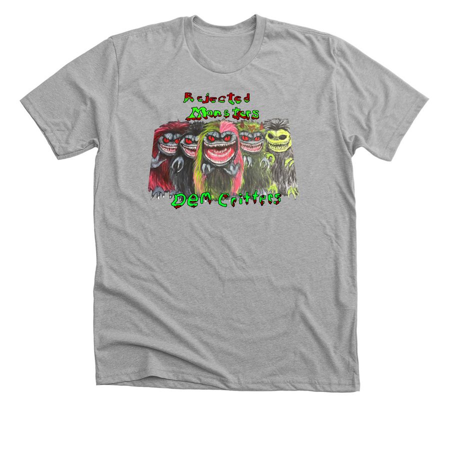 Dem Critters special, a Athletic Heather Premium Unisex Tee