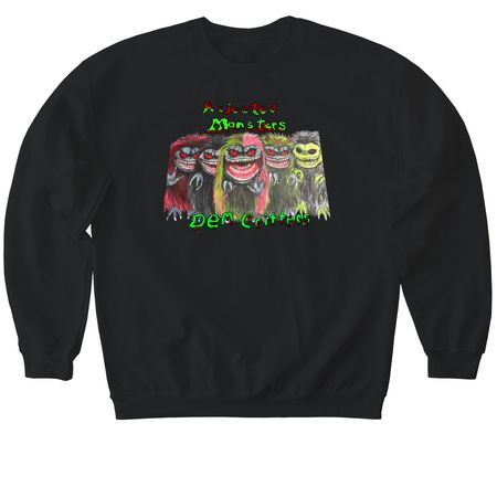 Dem Critters special, a Black Softstyle Crewneck Sweatshirt