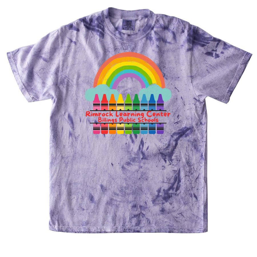 Rimrock Learning Center Logo Shirt, a Amethyst Comfort Colors Colorblast Tee