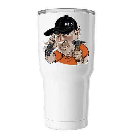 Tumbler, a White Insulated Tumbler