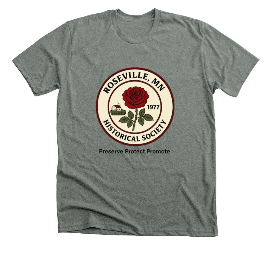 Roseville Historical Society&nbsp;, a Deep Heather Premium Unisex Tee