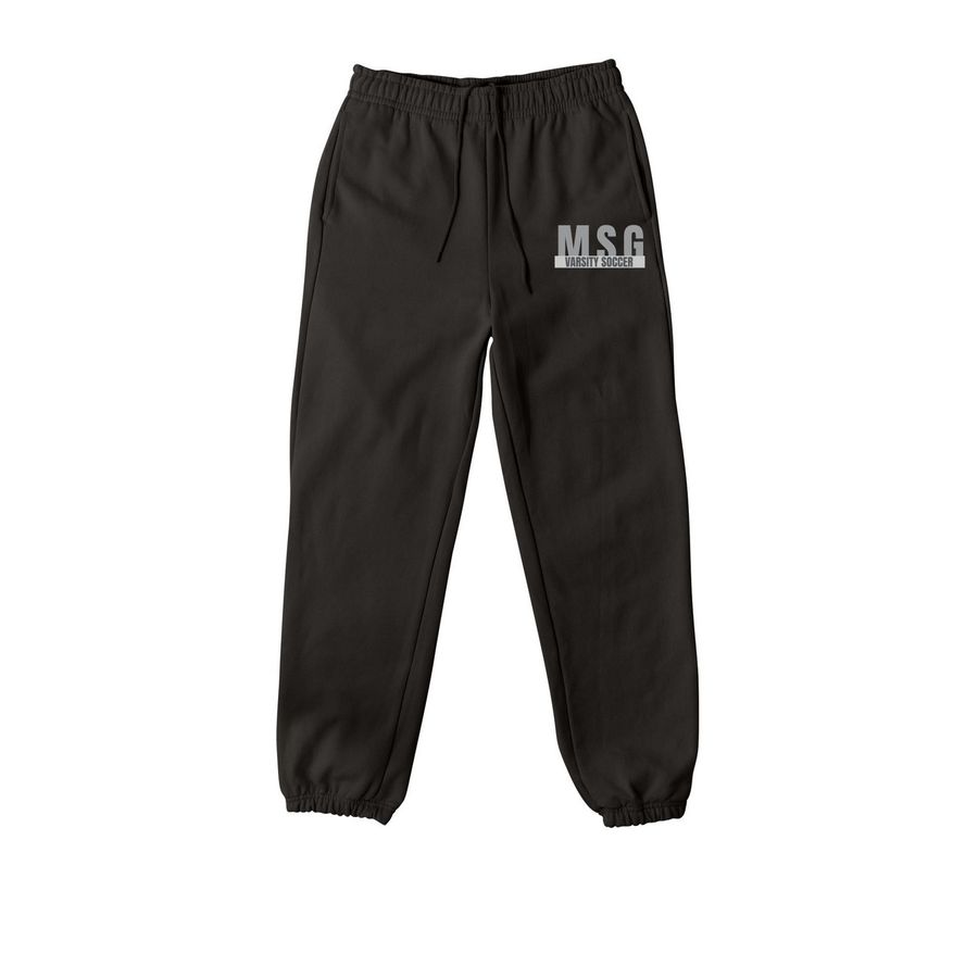 Sweatpants (gray design), a Black Premium Heavyweight Jogger