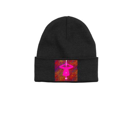 Hang In There!&nbsp;, a Black Printed Base Camp Beanie