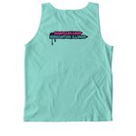 Camp Changed My Life - Adult, a Chalky Mint Comfort Colors Tank Top (back-view)