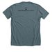 Bantam (Bren), a Heather Slate Premium Unisex Tee (back-view)