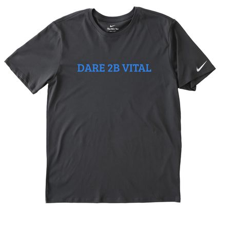 DARE 2B VITAL, a Anthracite Nike Dri-FIT Jersey Blend Performance Tee