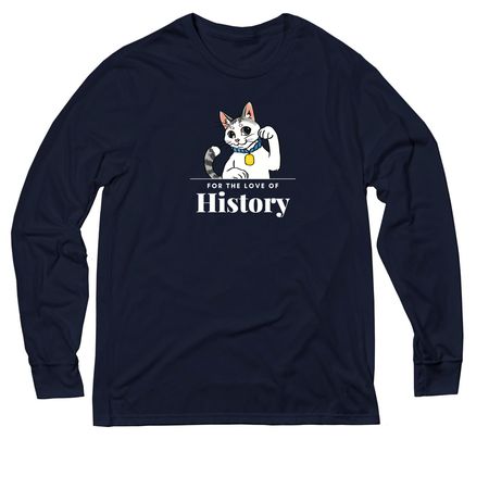 Cheeky Ted 2 (Light)&nbsp;, a Night Sky Navy Allmade Eco Triblend Long Sleeve Tee