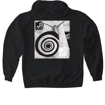 No sleep snail, a Black Gildan Softstyle Pullover Hoodie