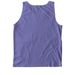 Justin Beaver Logo - black ink, a Violet Comfort Colors Tank Top (back-view)