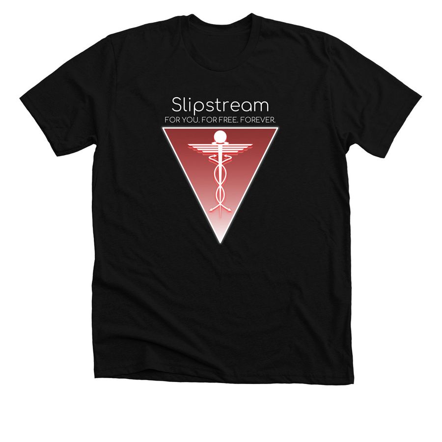Slipstream (Tops), a Solid Black Blend Premium Unisex Tee