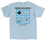 Balkoia Arts Limited -Tees & Sweatshirts, a Light Blue Classic Unisex Tee (back-view)