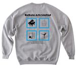Balkoia Arts Limited -Tees & Sweatshirts, a Sport Grey Softstyle Crewneck Sweatshirt (back-view)